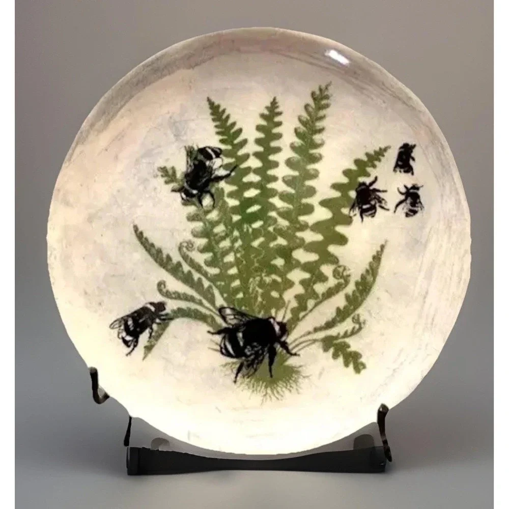 Wanderlust Ceramics Rhode Island vtg plate